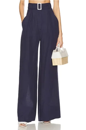 Matthew Bruch BUNDFALTENHOSE MIT WEITEM BEIN in . Size 6.