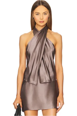 The Sei Cross Wrap Halter Top in . Size 2, 4, 6.