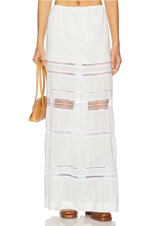SWF Tiered Lace Maxi Skirt in . Size M, S, XS.