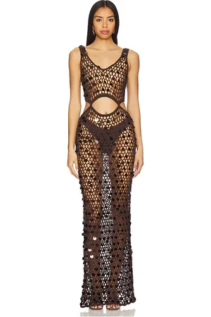 superdown Elena Maxi Dress in . Size S, XS.