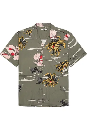NEUW Sativa Print Short Sleeve Shirt in . Size M, S, XL/1X.