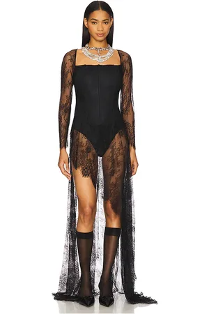 KIM SHUI KLEID ASYMMETRICAL CORSET LACE in . Size S, XS.