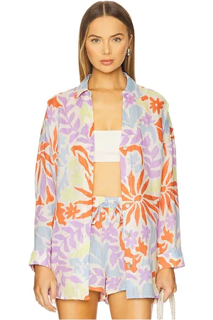 L*Space Rio Tunic in Orange,Lavender. Size XS-S.