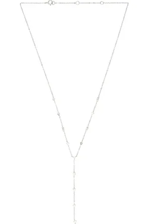 Shashi Solitaire Station Lariat Necklace in .