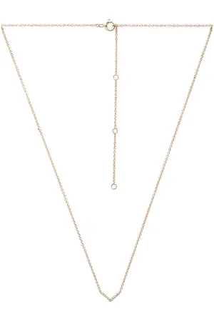 EF Collection Mini Chevron Necklace in .