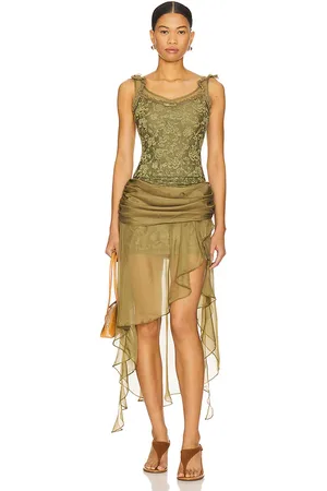 Marrknull Layered Lace Dress in . Size M, S, XS.