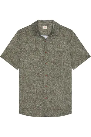 Faherty Short Sleeve Hermosa Shirt in . Size M, S, XL/1X.