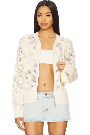 Sanctuary Flower Pop Open Stitch Jacket in . Size M, S, XL, XS, XXL.