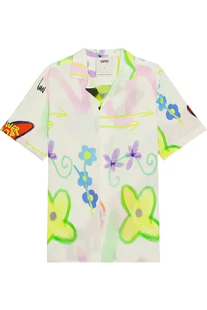 Oas Flower Shop Viscose Shirt in . Size M, S, XL/1X.