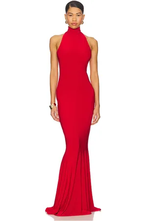 Norma Kamali X REVOLVE Halter Turtle Fishtail Gown in .