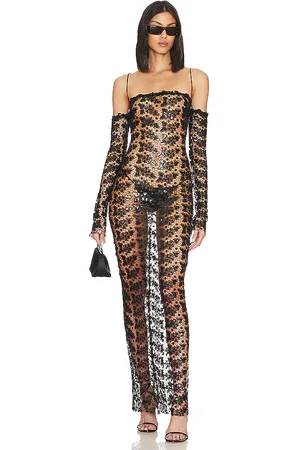 Ilkyaz Ozel MAXIKLEID OFF SHOULDERS in . Size 42/XL.