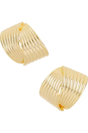 Ettika OHRSTECKER TEXTURED LINES in .