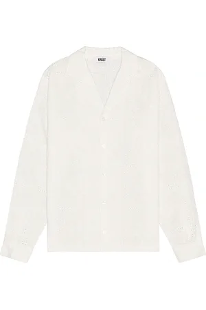 Saks Fifth Avenue Montauk Embroidered Shirt in . Size M, S, XL/1X.