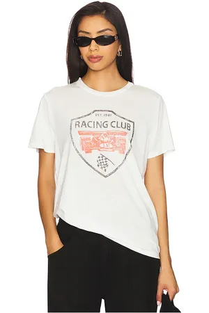 LAUREN MOSHI T-SHIRT MIT MOTIV WOLF in .