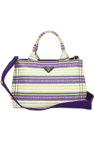 SIEDRES TOTE-BAG PRADA in White,Lavender,Green.