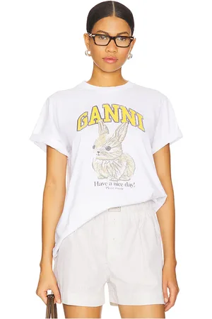 Ganni SHIRT BABY BUN in . Size M, S, XL, XS, XXS.