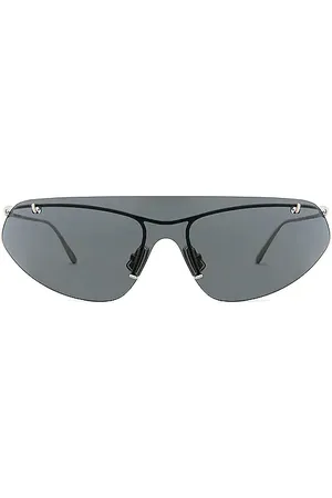 Bottega Veneta MASK-SONNENBRILLE MIT GEKNOTETEM METALLDETAIL in .