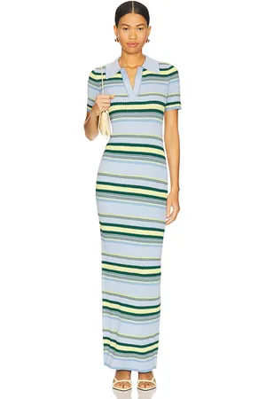 MONSE Striped Maxi Dress in . Size M, XS.