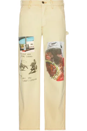 One Of These Days Just Like It Began Painters Pant All Over Artwork in . Size M, S.