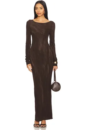 Cotton Citizen LANGÄRMLIGES MAXIKLEID MARBELLA in . Size M, S, XS.