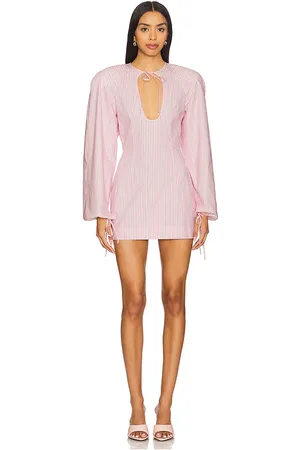 Rowen Rose KLEID MIT TROPFENAUSSCHNITT in . Size 36/2, 38/4, 40/6.