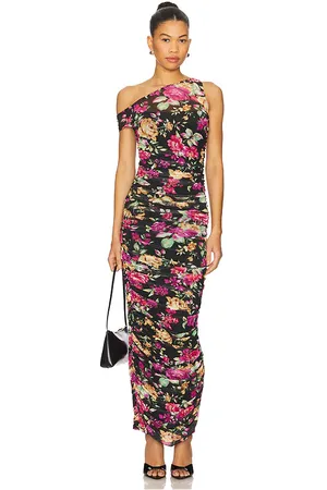 AFRM KLEID BIONA in Black,Pink. Size L, M, S, XL, XS, XXL, XXS.