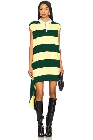MONSE MINIKLEID CASCADE in Green,Yellow. Size S, XS.
