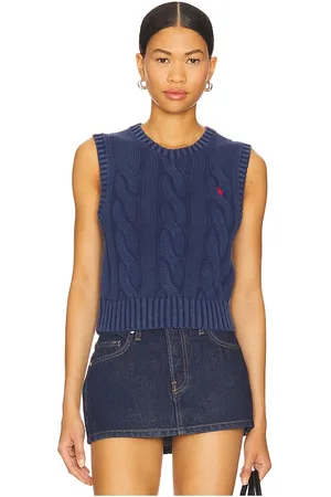 Ralph Lauren STRICKWESTE COTTON SLEVELESS in . Size M, S, XS, XXS.