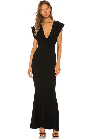 Norma Kamali X REVOLVE V Neck Rectangle Gown in . Size M, S, XL, XS, XXS.