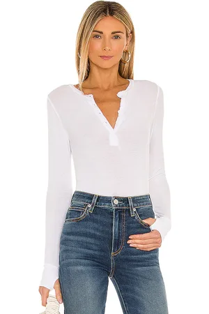 Michael Lauren LANGÄRMELIGES HENLEY-SHIRT VANCE in .