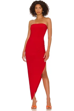Norma Kamali ABENDKLEID SIDE DRAPE in . Size XL.
