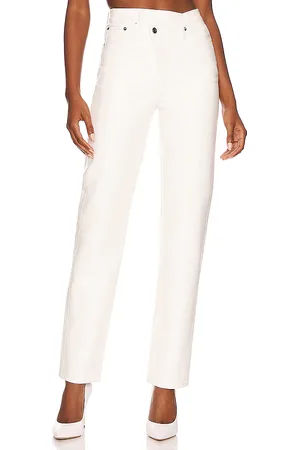 AGOLDE Recycled Leather Criss Cross Straight in . Size 34.