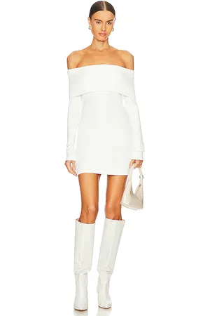 ENZA COSTA KLEID OFF-SHOULDER in . Size S.