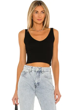 Free People BUSTIER-TOP SOLID RIB in . Size XS/S.