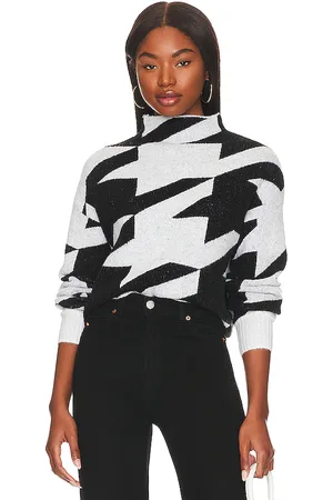 Central Park West SWEATER MIT STEHKRAGEN BLANCHE in Black,White.
