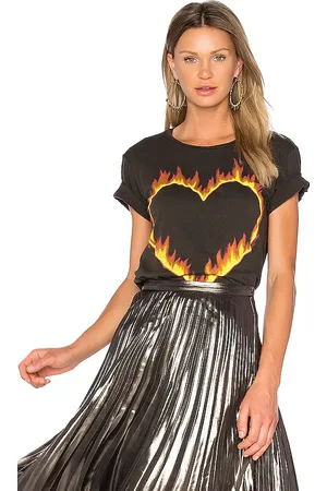 LAUREN MOSHI SHIRT CROFT FIRE HEART in . Size M, S, XS.