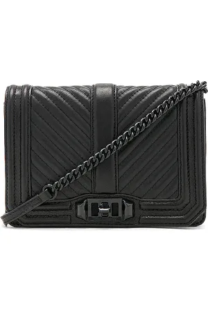 Rebecca Minkoff Chevron Quilted Small Love Crossbody Bag in .