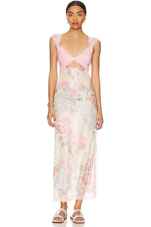 Free People LANGES LINGERIEKLEID SUDDENLY FINE in . Size XL.