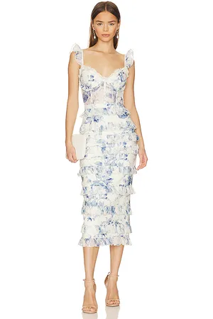 V. Chapman MIDI-KLEID FIORENZA in . Size 00, 12, 2.