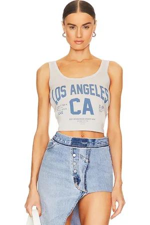 The Laundry Room TANK-TOP IN KARREE-FORM WELCOME TO LOS ANGELES in . Size M, S, XL.