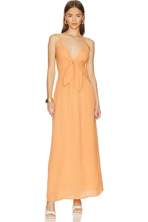 FAITHFULL THE BRAND MIDI-KLEID VERONA in . Size S, XL, XS, XXL.
