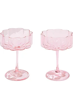 Fazeek Wave Coupe Glasses Set of 2 in .