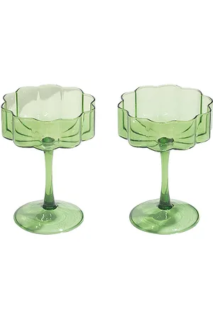 Fazeek Wave Coupe Glasses Set of 2 in .