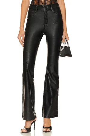 Commando Faux Leather Five Pocket Flare Pant in . Size M, XL, XS.