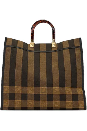 SIEDRES Fendi Pecan Sunshine Shopper Tote Bag in .