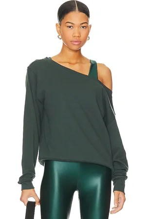 Spiritual Gangster Vida Off Shoulder Sweatshirt in . Size S, XS.