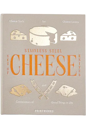 PrintWorks KÄSE-EQUIPMENT THE ESSENTIALS CHEESE TOOLS in Beige/Yellow.