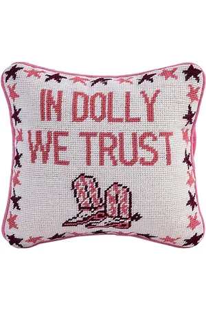 Furbish Studio Trust Dolly Needlepoint Pillow in .