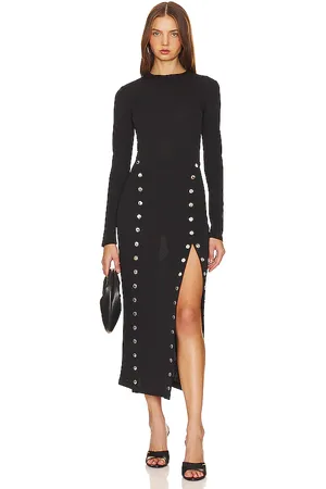 FLEUR DU MAL MIDI-KLEID WITH SIDE SNAPS in . Size M, S, XS.