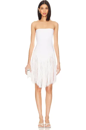 Norma Kamali X REVOLVE Fringe Dress in . Size M.